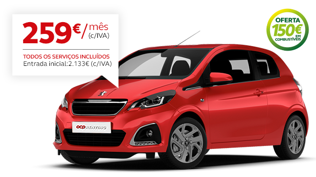 ACP Renting particulares - Campanha Peugeot 108 1.0 VTi Active 72 cv