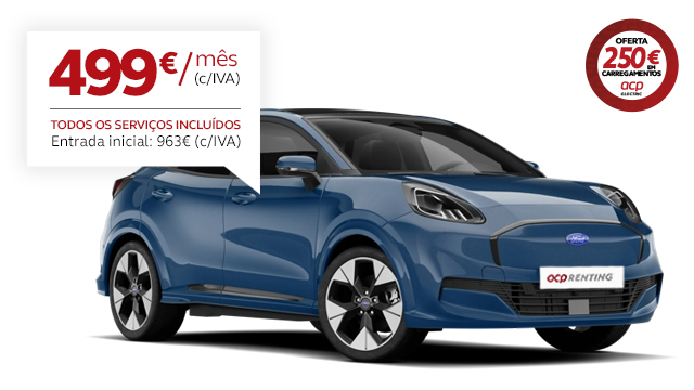 ACP Renting - Ford Puma Gen-E 54 kWh 168 cv