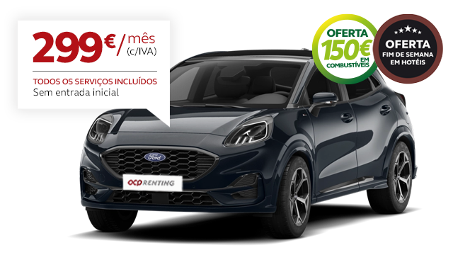 ACP Renting - Ford Puma 1.0 EcoBoost mHEV ST-Line 125 cv