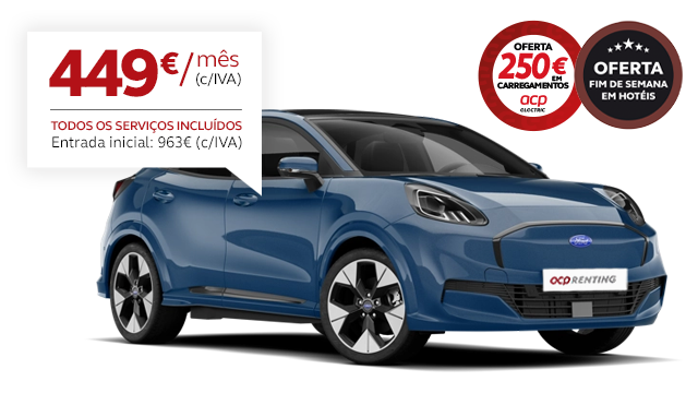 ACP Renting - Ford Puma Gen-E 54 kWh 168 cv