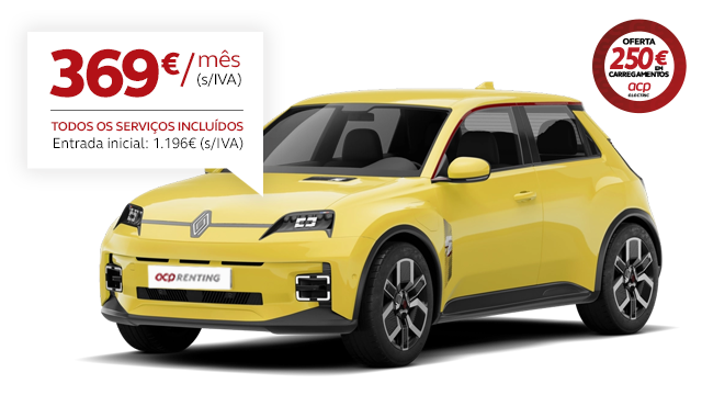 ACP Renting - Renault 5 E-Tech Elétrico