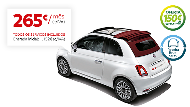 ACP Renting - Campanha Fiat 500C 1.2 Lounge 69 cv